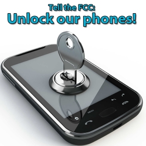 Send the FCC a message asking it to require wireless carriers to allow customers to "unlock" phones that they own.